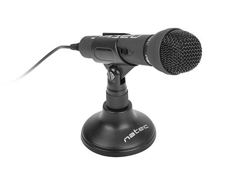 Natec ADDER 3.5mm Microphone with Stand Natec ADDER 3.5mm Microphone with Stand